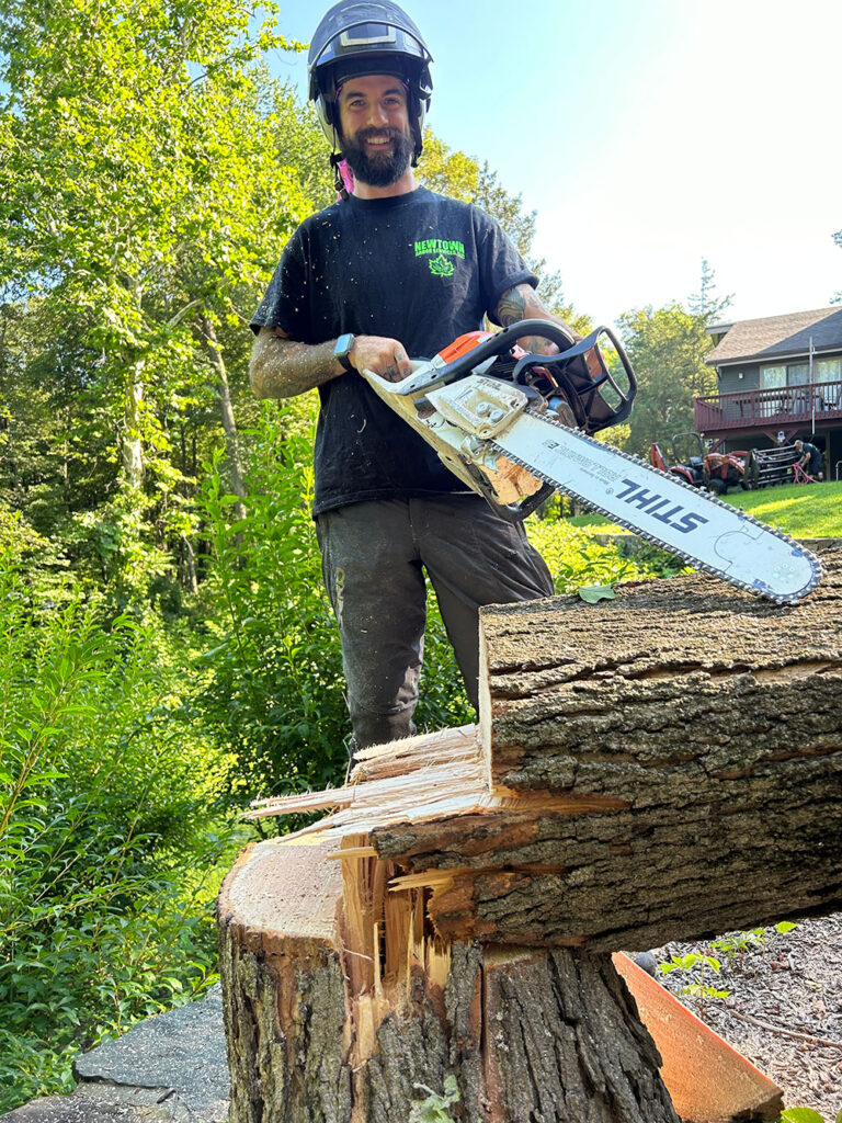 Ryan Coveney, tree work